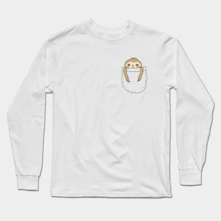 Sleeping cute sloth Long Sleeve T-Shirt